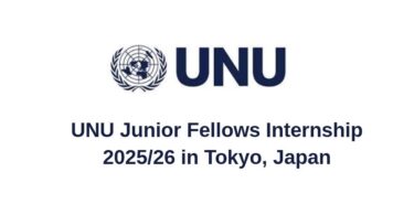 UNU Junior Fellows Internship 2025