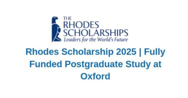Rhodes Scholarship
