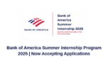 Bank of America Summer Internship Program
