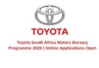 Toyota South Africa Motors Bursary Programme